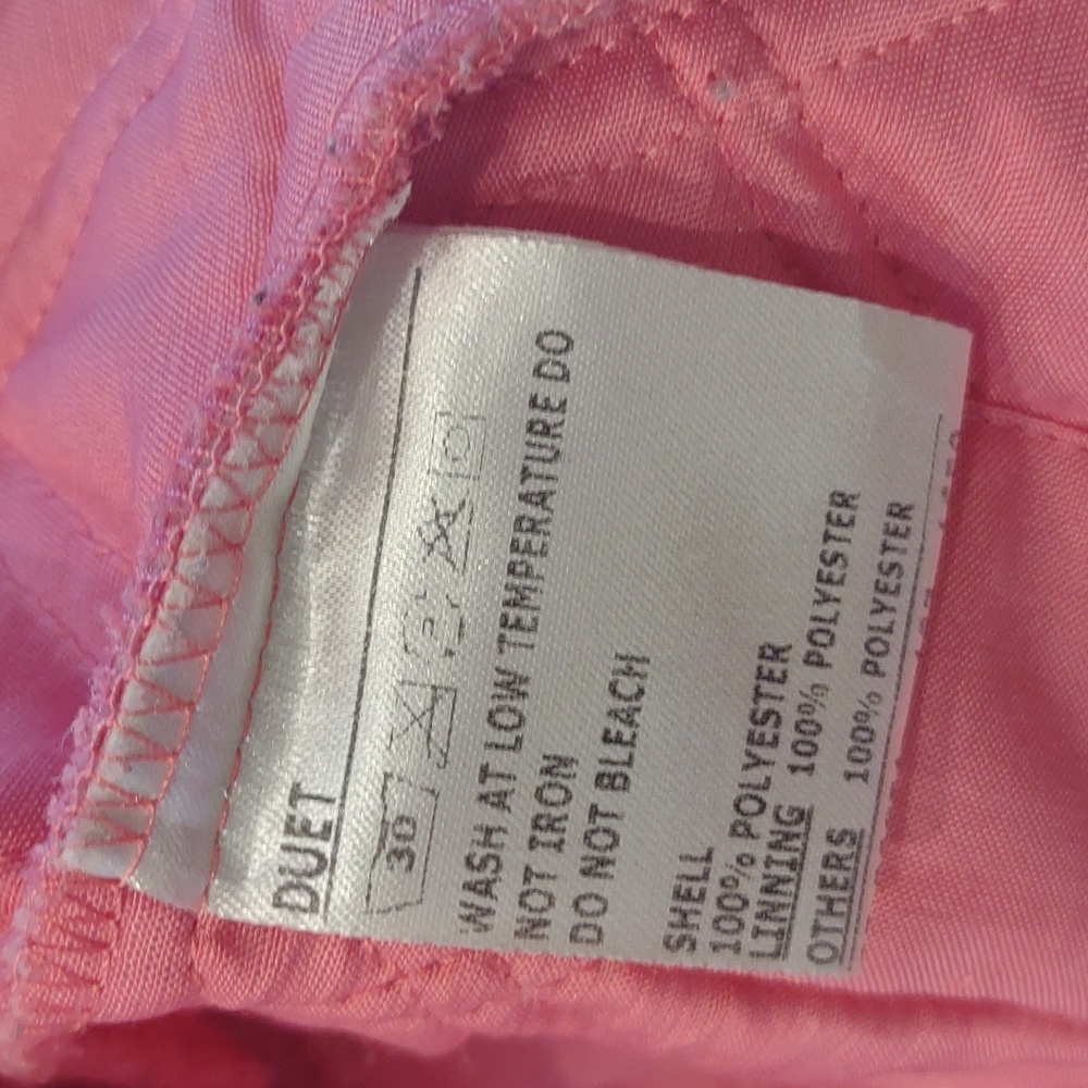 Tuff Rider Ride "N" Go Pink Quilted Full Zip & Snap Pocket Riding Vest - Picture 12 of 12